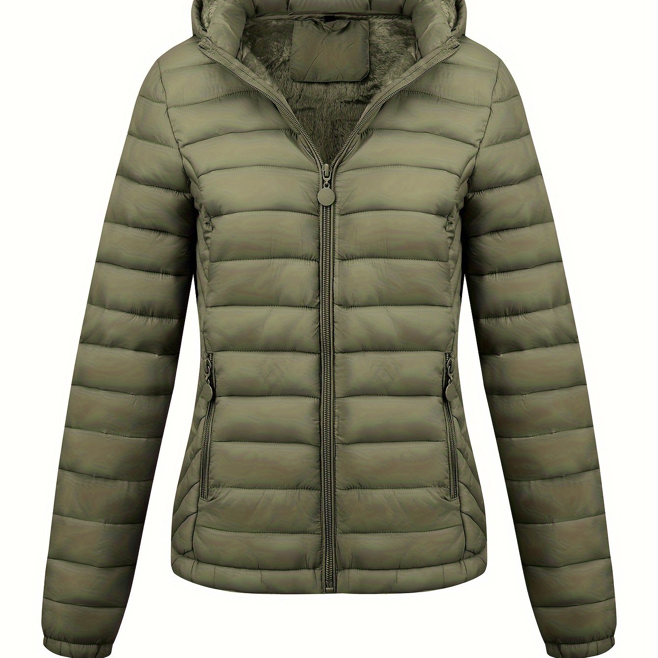 Isla | Lightweight Quilted Hooded Puffer Jacket with Fleece Lining - Lumina