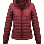 Isla | Lightweight Quilted Hooded Puffer Jacket with Fleece Lining - Lumina