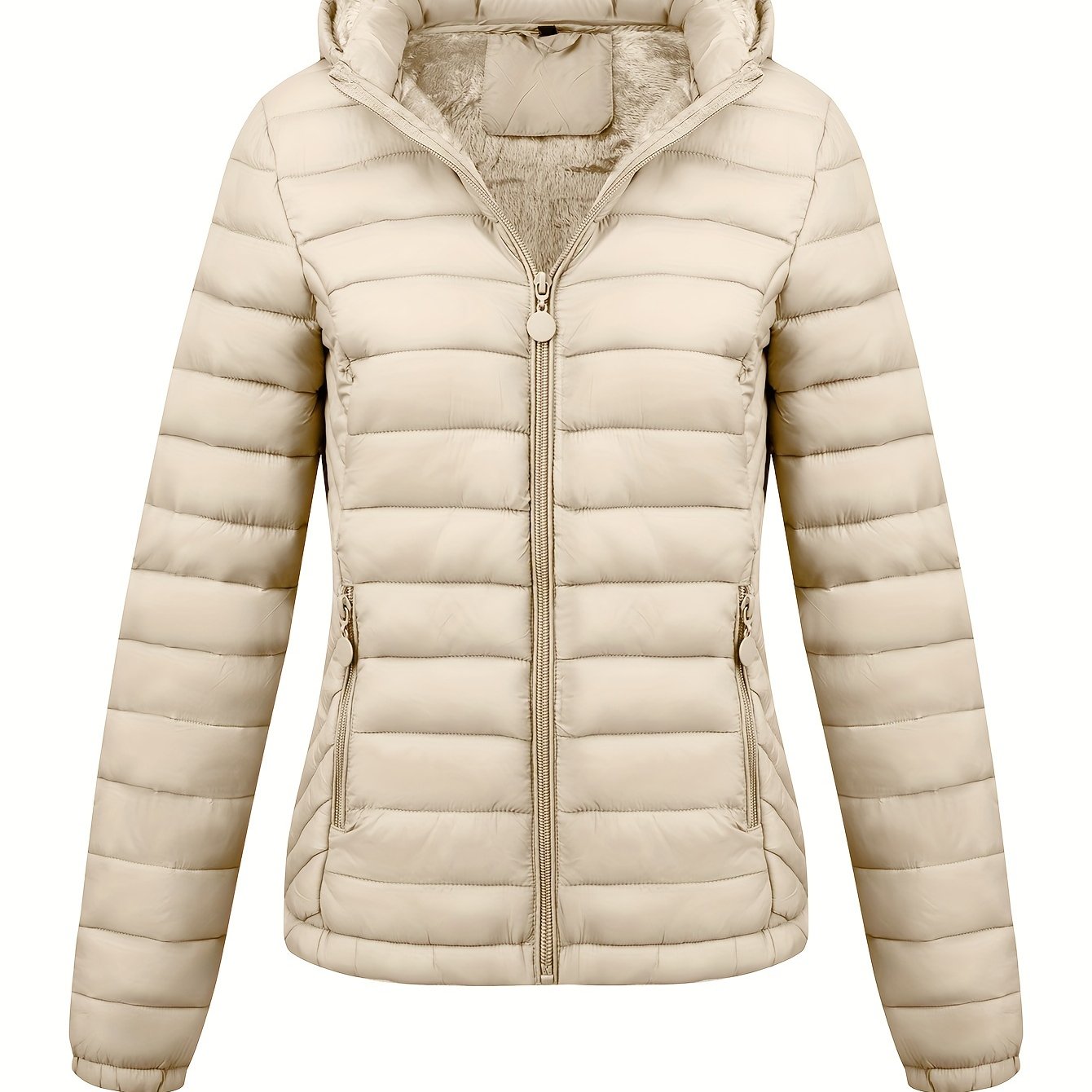 Isla | Lightweight Quilted Hooded Puffer Jacket with Fleece Lining - Lumina