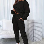 Jenna | Relaxed Minimalist Sweat Set with Jogger Pants - Lumina