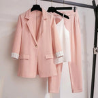 Joanna | Tailored Blazer, Sleek Pants & Versatile Top - 2 Piece Matching Outfit - Lumina