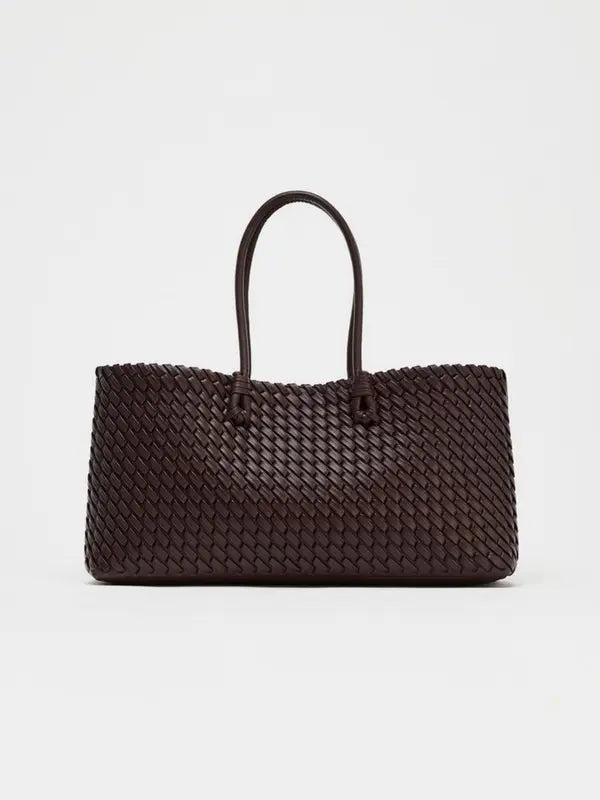 Lindsay | Elegant Woven Design Tote Bag with Ample Space - Lumina