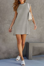 Nova | Knitted Sweater Dress Sleeveless - Lumina