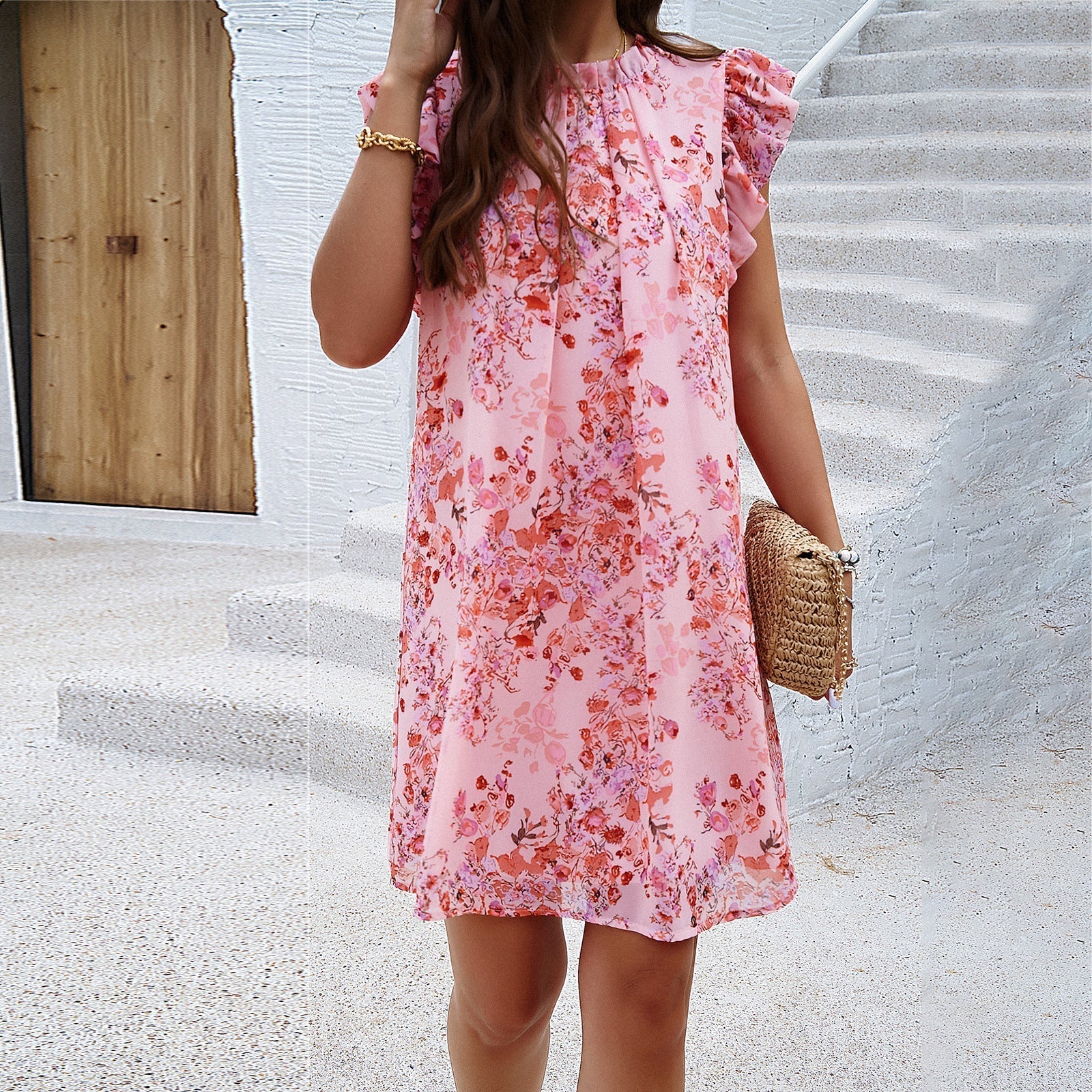 Elara | A-Line Sleeveless Dress Mini - Lumina