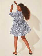 Aurora Flow Boho Floral | Women's Dress - Lumina