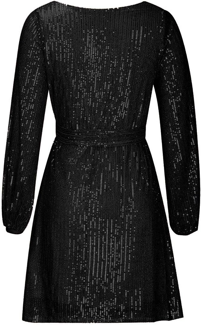 Aria Sapphire | Sequin Mini Dress - Lumina