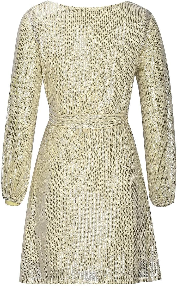 Aria Sapphire | Sequin Mini Dress - Lumina