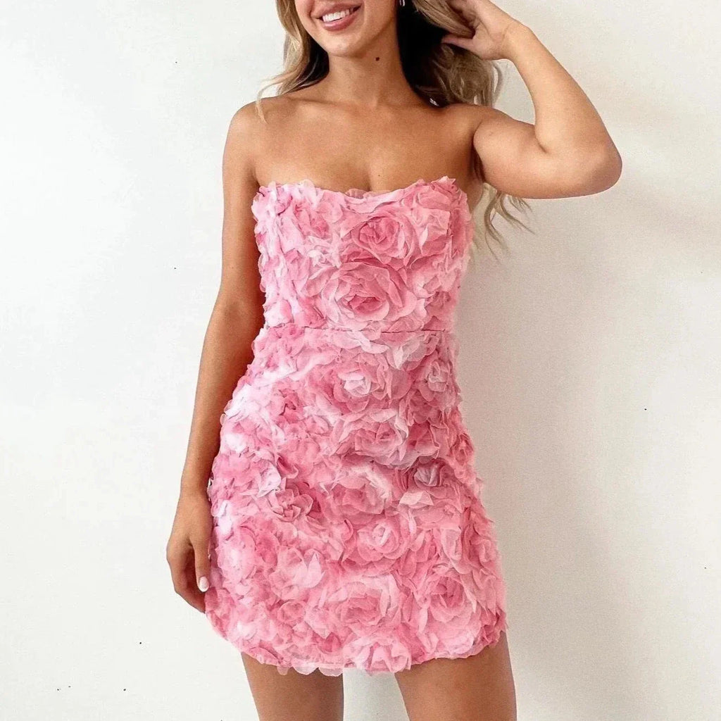 Celestiana | Strapless Mini Dress - Lumina