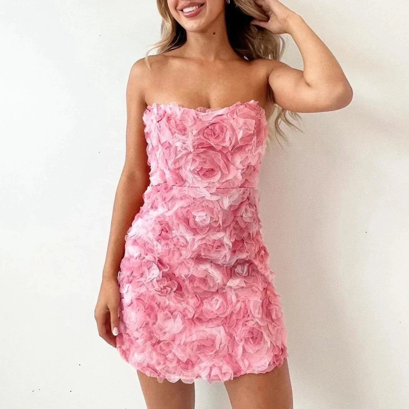 Celestiana | Strapless Mini Dress - Lumina