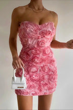 Celestiana | Strapless Mini Dress - Lumina