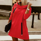 StellarNovaBloom | Sweatshirt Dress - Lumina