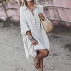 Celeste Ocean Breeze | Shirtdress - Lumina