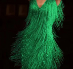 Nova | Sleeveless Fringe Detailing Dress - Lumina