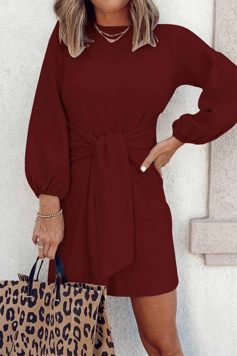 Nova | Women's Mini Dress with Long Sleeve - Lumina