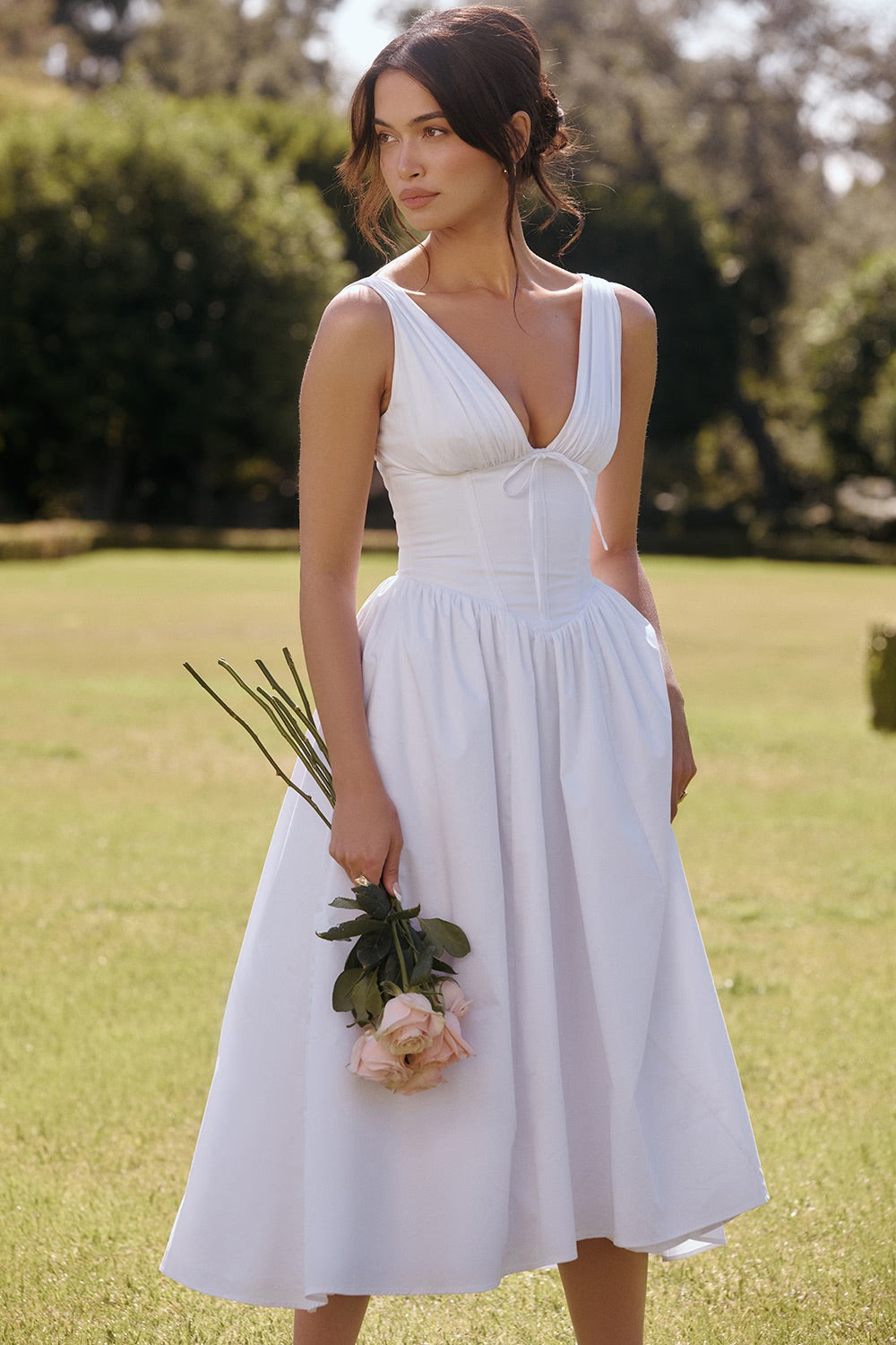 Nova | Evening Dress Sleeveless V-Neck - Lumina