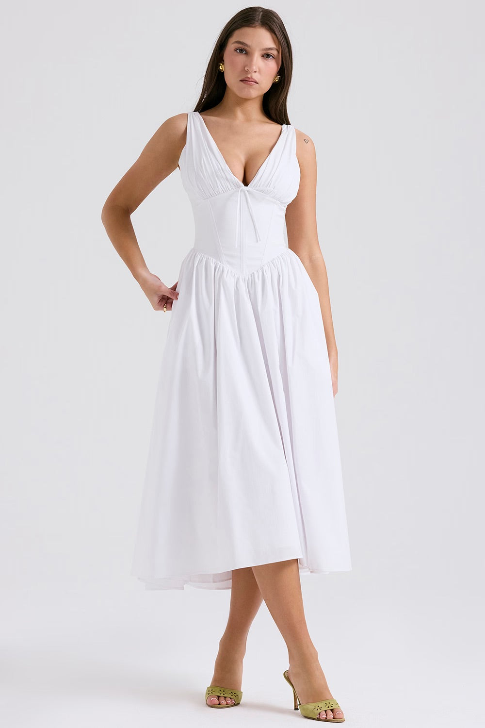Nova | Evening Dress Sleeveless V-Neck - Lumina