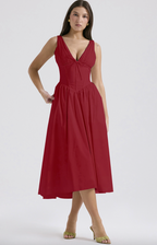 Nova | Evening Dress Sleeveless V-Neck - Lumina