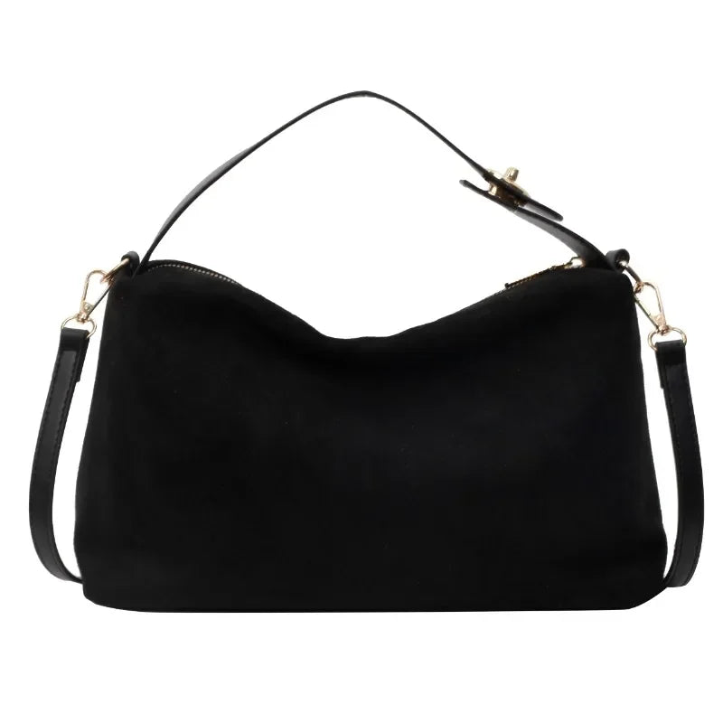 Marielle | Textured Minimalist Shoulder Bag with Curved Shape - Lumina