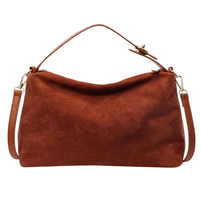 Marielle | Textured Minimalist Shoulder Bag with Curved Shape - Lumina