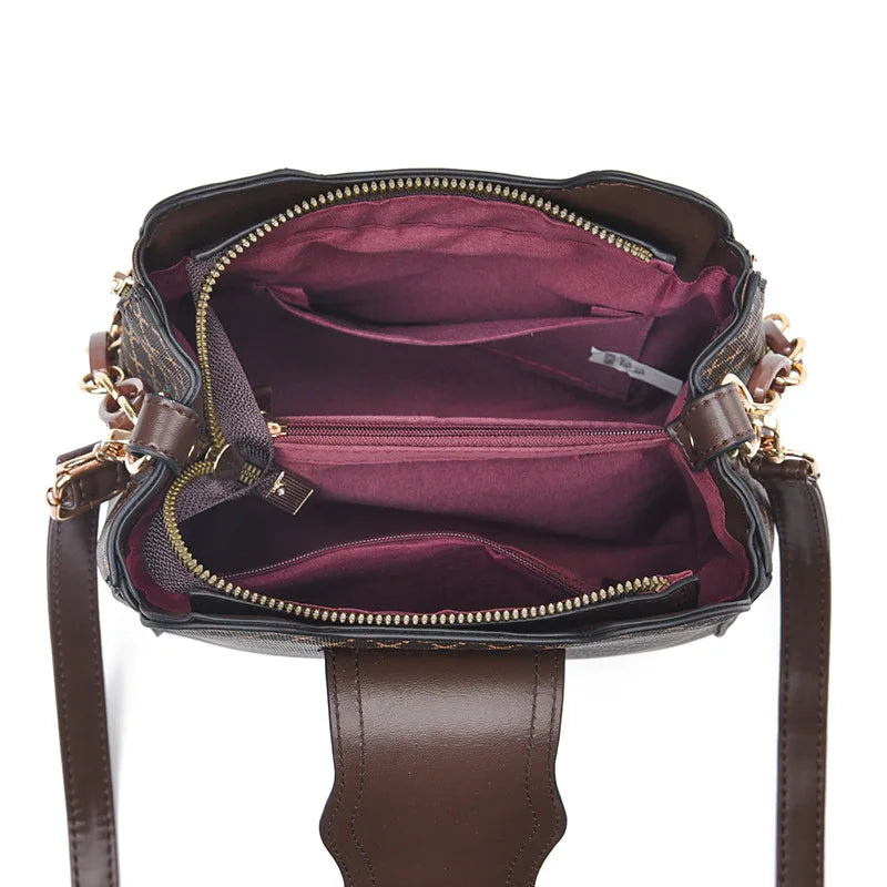 Marjorie | Elegant Quilted Charm Bag with Adjustable Strap - Lumina
