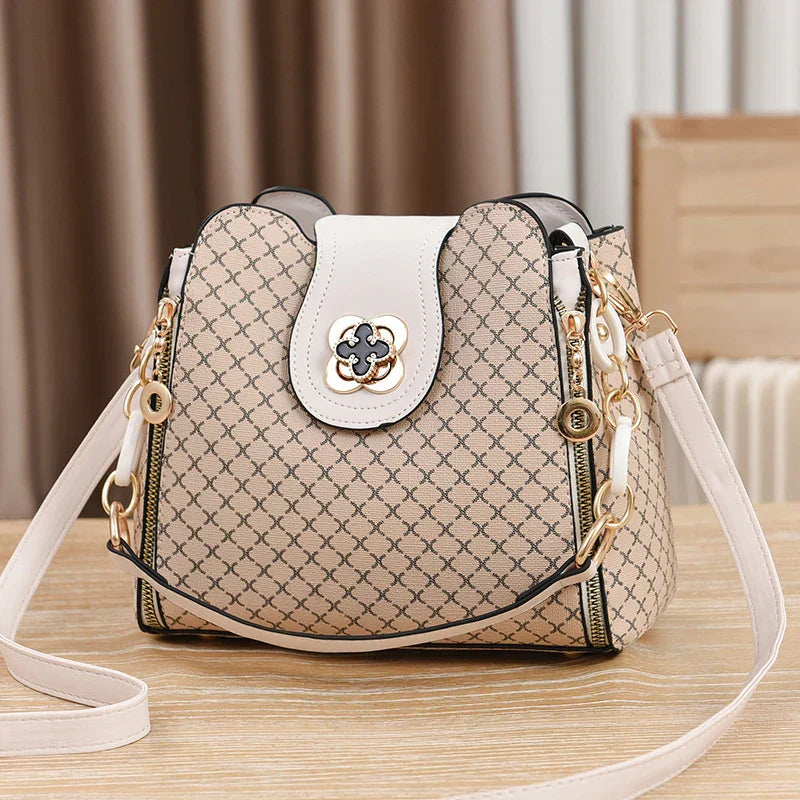 Marjorie | Elegant Quilted Charm Bag with Adjustable Strap - Lumina