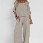 Mary | Relaxed Fit Coordinated Outfit with Matching Set Design - Lumina