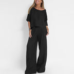 Mary | Relaxed Fit Coordinated Outfit with Matching Set Design - Lumina