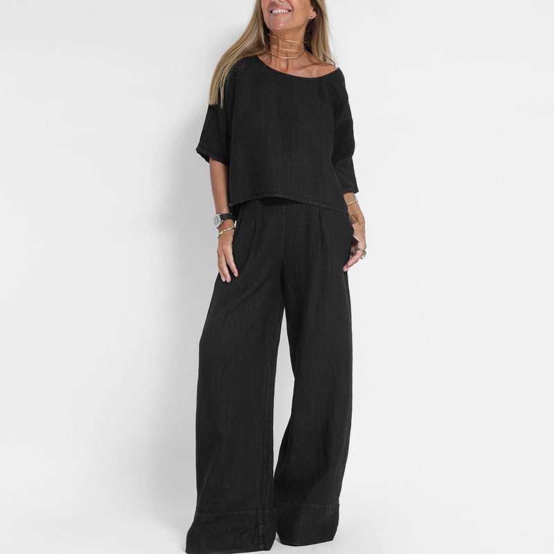 Mary | Relaxed Fit Coordinated Outfit with Matching Set Design - Lumina