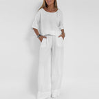 Mary | Relaxed Fit Coordinated Outfit with Matching Set Design - Lumina