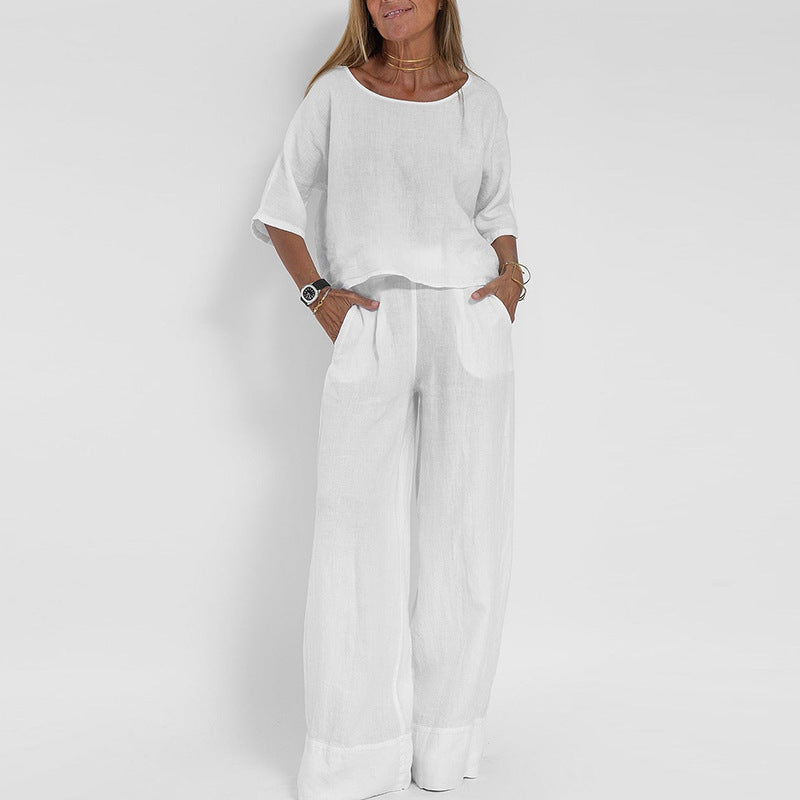 Mary | Relaxed Fit Coordinated Outfit with Matching Set Design - Lumina