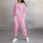 Maya | Flowy Lounge Set with Tapered Pants - Lumina