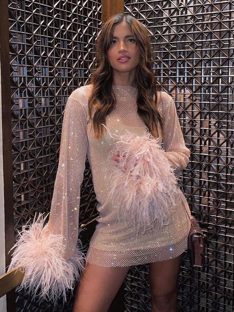 Moonlightia | Sequin Mini Dress - Lumina
