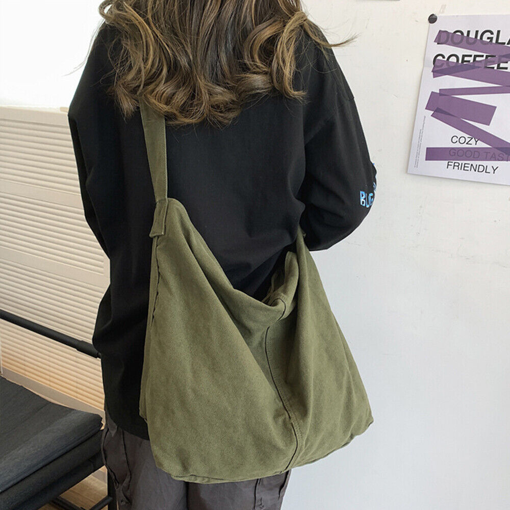 Noa | Minimalist Beige Canvas Shoulder Bag with Oversized Design - Lumina