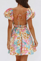 Nova | A-Line Dress Plunging Neckline - Lumina
