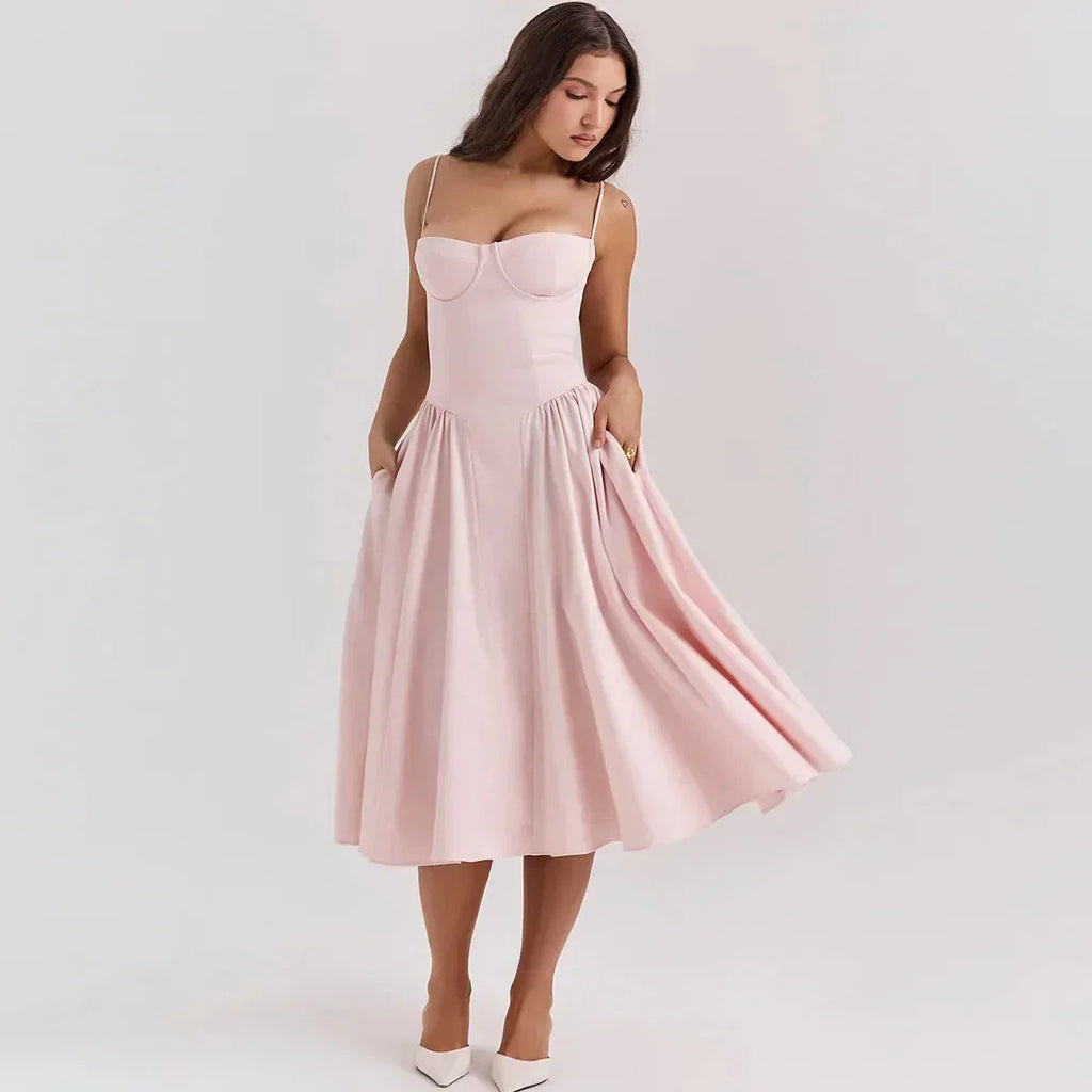 Nova | Corset Dress Sweetheart Neckline - Lumina