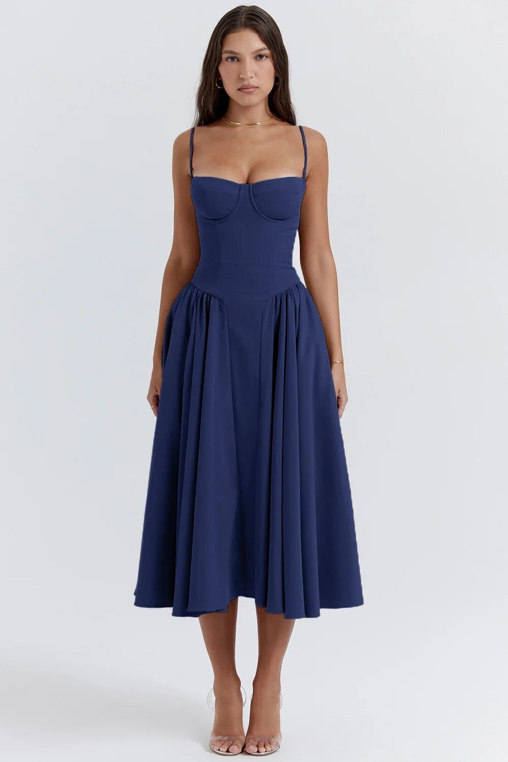 Nova | Corset Dress Sweetheart Neckline - Lumina