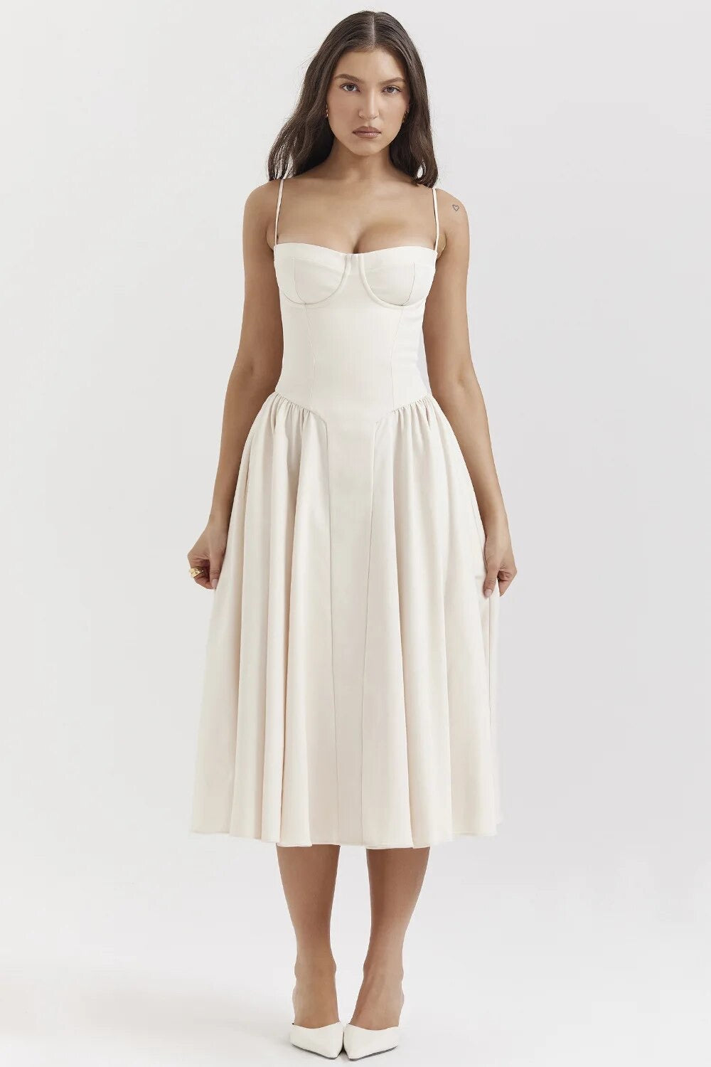 Nova | Corset Dress Sweetheart Neckline - Lumina