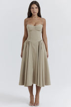 Nova | Corset Dress Sweetheart Neckline - Lumina