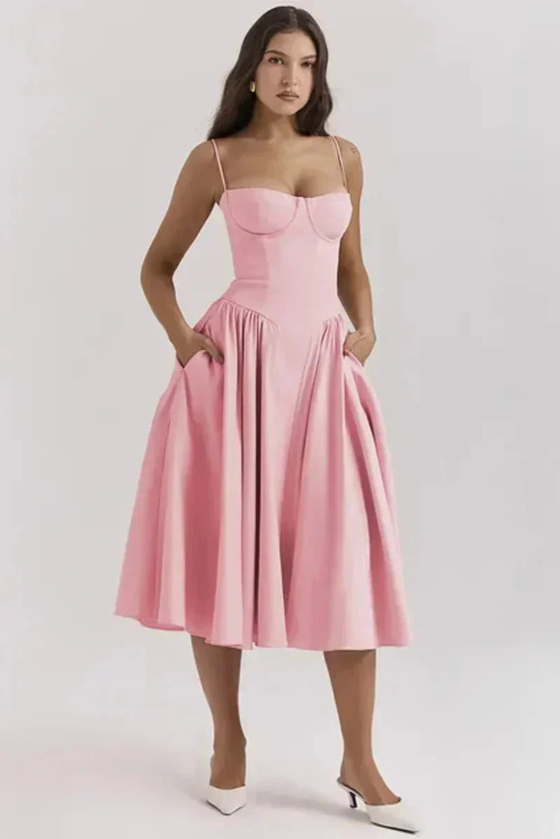 Nova | Corset Dress Sweetheart Neckline - Lumina