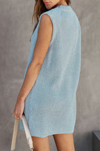 Nova | Knitted Sweater Dress Sleeveless - Lumina