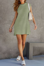 Nova | Knitted Sweater Dress Sleeveless - Lumina