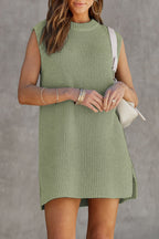 Nova | Knitted Sweater Dress Sleeveless - Lumina