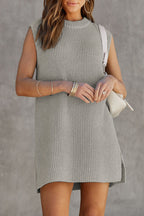 Nova | Knitted Sweater Dress Sleeveless - Lumina