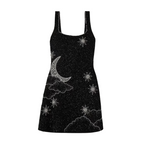 Nova | Mini Dress Square Neckline Evening - Lumina