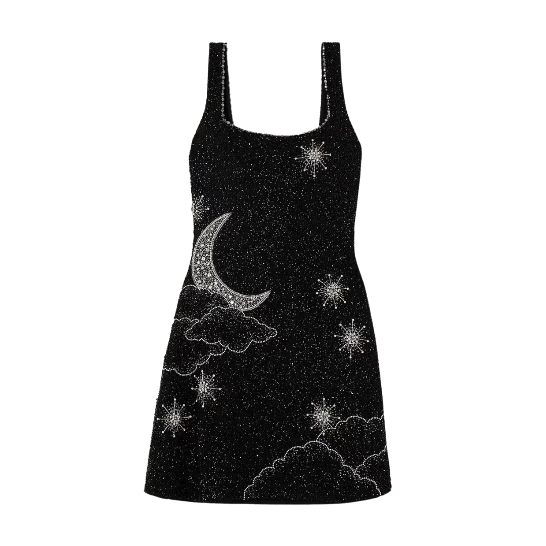 Nova | Mini Dress Square Neckline Evening - Lumina