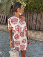 Nova | One-Shoulder Dress Asymmetrical - Lumina