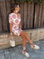 Nova | One-Shoulder Dress Asymmetrical - Lumina