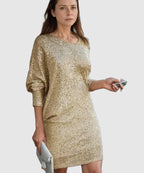 Nova | Sequin Dress Knee-Length Elegant - Lumina