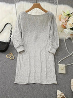 Nova | Sequin Dress Knee-Length Elegant - Lumina