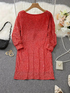 Nova | Sequin Dress Knee-Length Elegant - Lumina